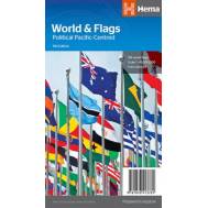 World & Flags Pacific Centred